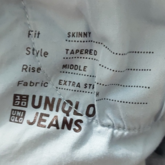 UNIQLO Skinny Tapered Mid Rise Jeans - Picture 5 of 6